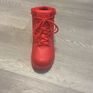 Fila Shoes Red Fila Boots Poshmark